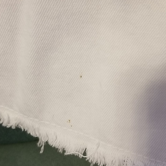 Girls White Denim Zara Skirt size 7 - Picture 4 of 5